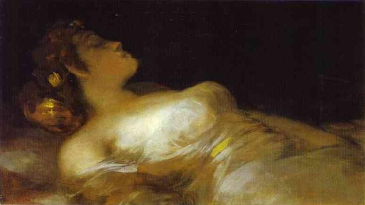 Francisco Jose de Goya Sleep oil painting picture